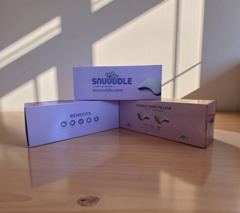 Snuuddle Arc Pillow for side sleepers