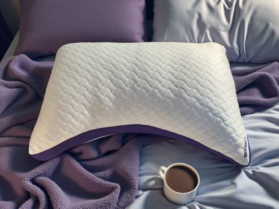 Snuuddle Arc Pillow in Singapore designed for ergonomic neck support